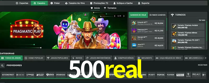 cassino 500real